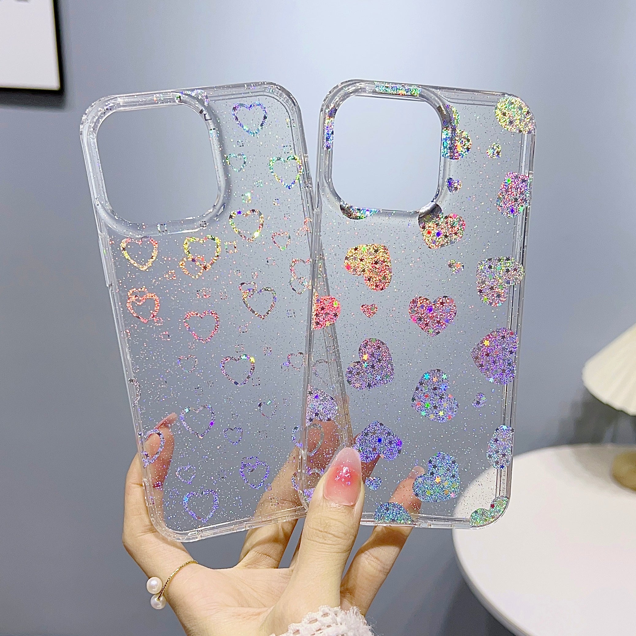 For iPhone 14 Pro IMD Phone Case Glitter Powder Protective Phone Cover For iPhone 14 Pro IMD Phone Case Glitter Powder Protective Phone Cover